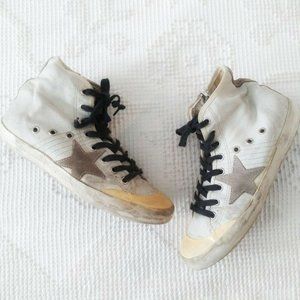RARE Golden Goose Francy High Top Shoes Sneakers